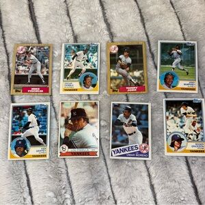 Topps Yankees Trading Cards Set - Gold, Blue, White